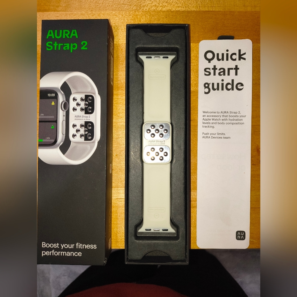 Like New used condition summer Gray aura strap 2 for Apple watch